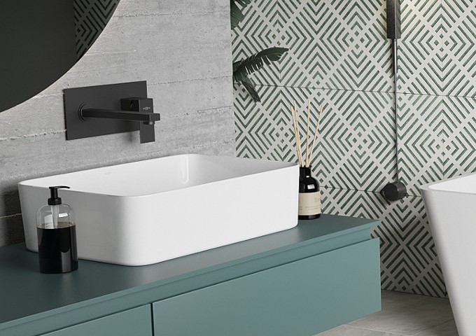 Robinet de lavabo noir