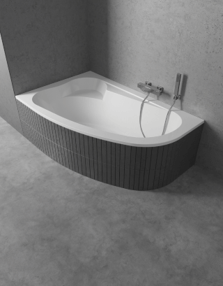 Baignoires d'angle, baignoire d'angle pour petite salle de bain - Marque polonaise Mexen