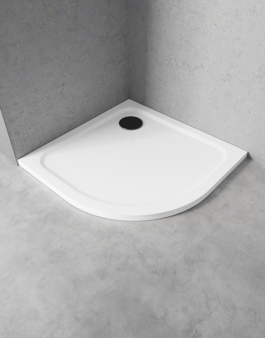 Receveurs de douche demi-circulaires, receveur de douche demi-circulaire - Marque polonaise Mexen.