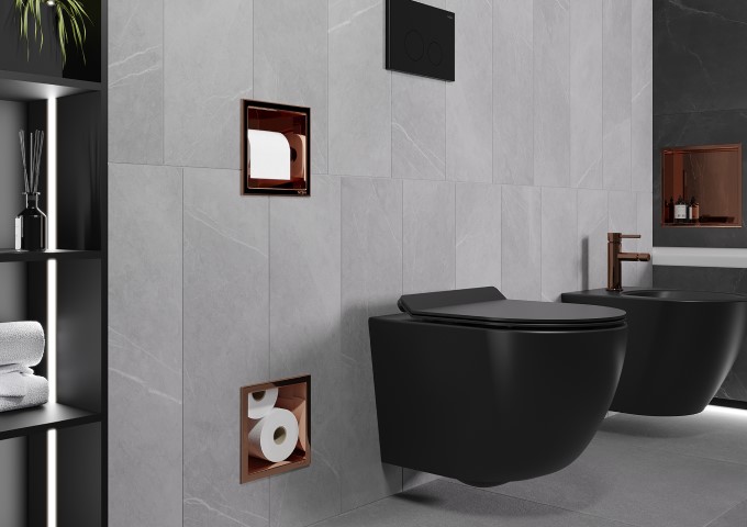 Cuvettes de toilettes avec revêtement de protection