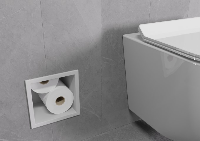 White Toilet Paper Holders