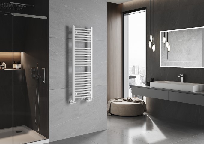 Radiateurs de salle de bains avec raccordement latéral