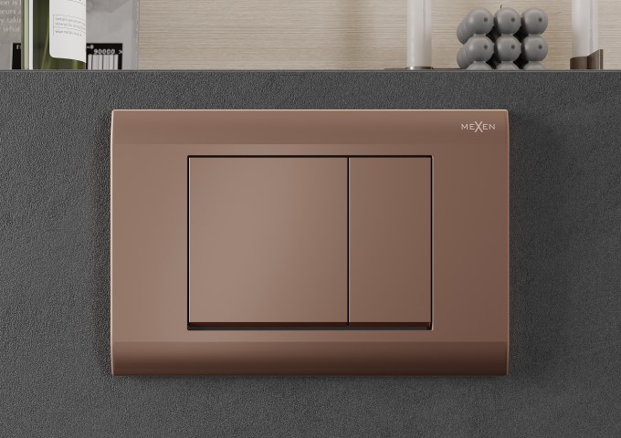 Boutons de déclenchement or rose