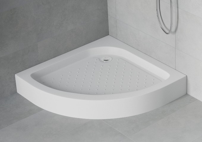 Receveurs de douche semi-ronds 90x90