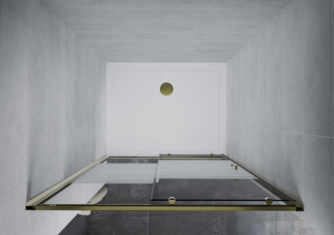 Siphons de douche dorés