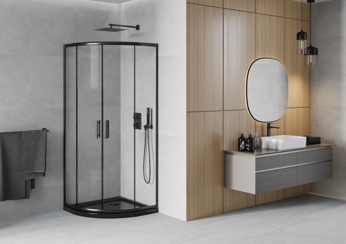 Cabine de douche semi-circulaire Mexen