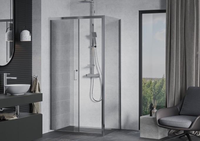 Cabines de douche rectangulaires 70x100 cm