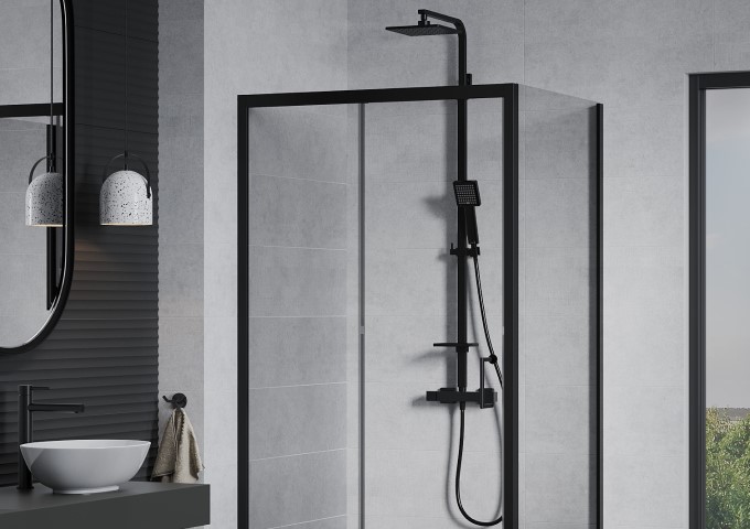 Systèmes de douche apparente avec porte-savon