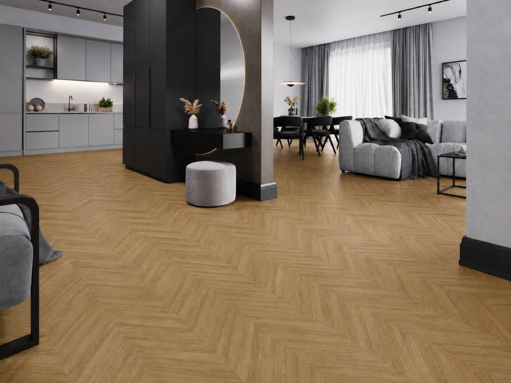 Panneaux vinyles chevron français