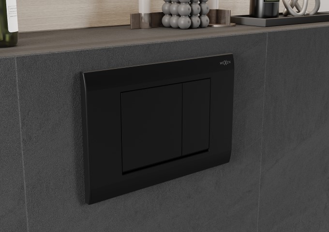 Black Flush Buttons