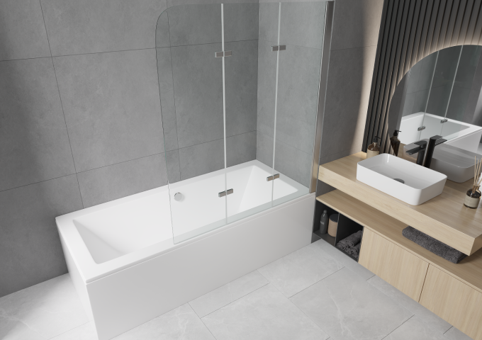 Baignoires rectangulaires avec pieds inclus