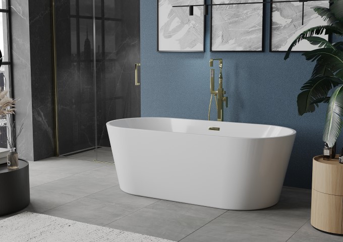 Baignoires indépendantes blanches