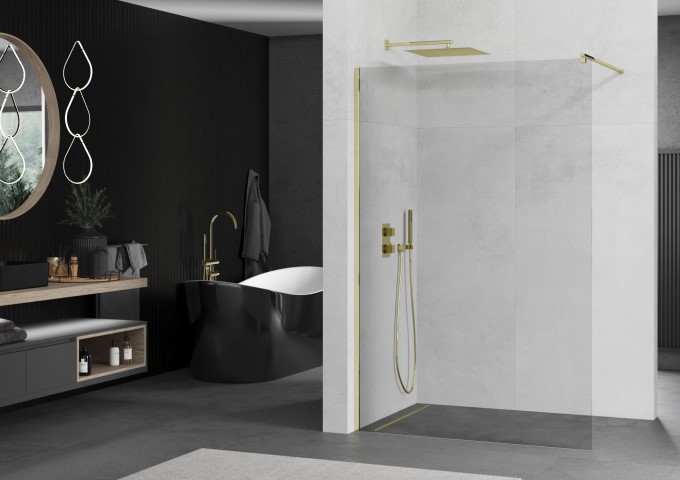 Parois de douche avec revêtement protecteur