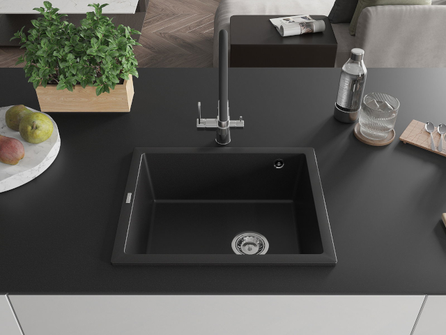 Évier en acier 60 cm