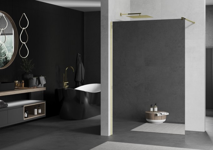 Parois de douche en verre trempé