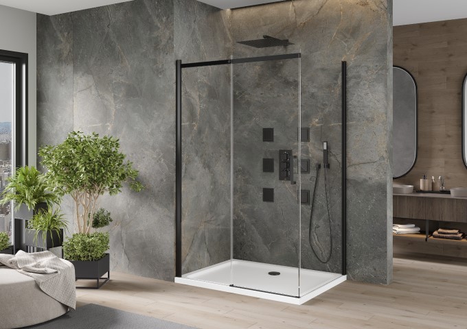 Cabines de douche avec receveur 120 cm