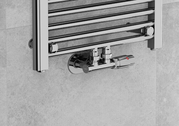 Valve de radiateur coudée Mexen