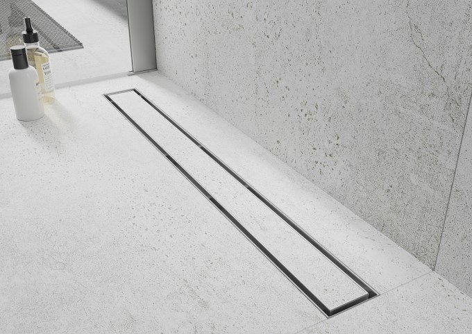 linear drain with tiling option