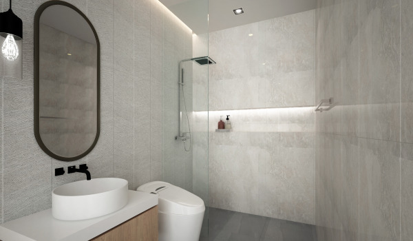 À quelle hauteur suspendre la douche pluie ?