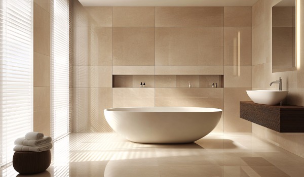 Salle de bain beige — comment créer un intérieur chaleureux, élégant et intemporel ?