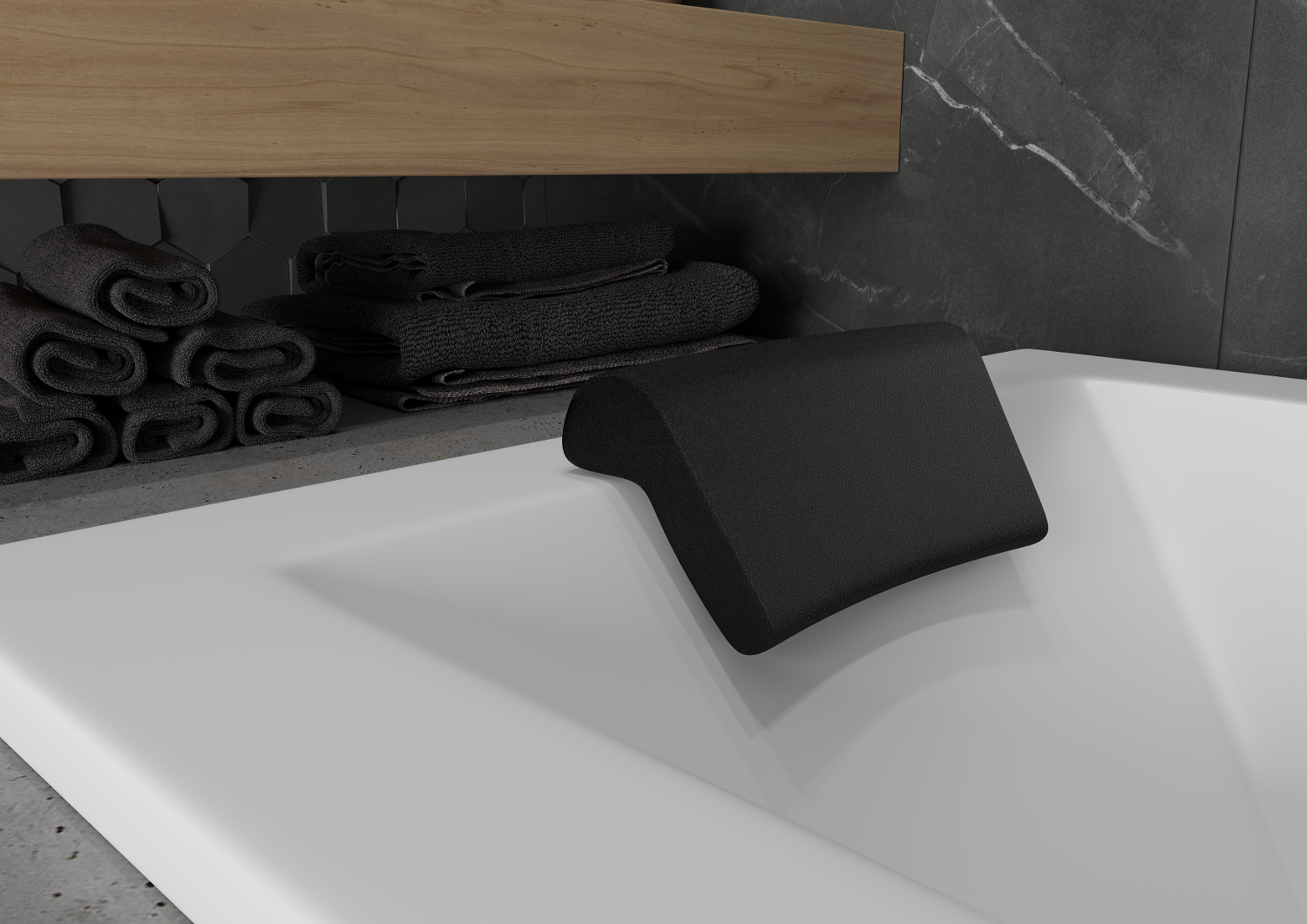 Bathtub Headrest - Home Spa