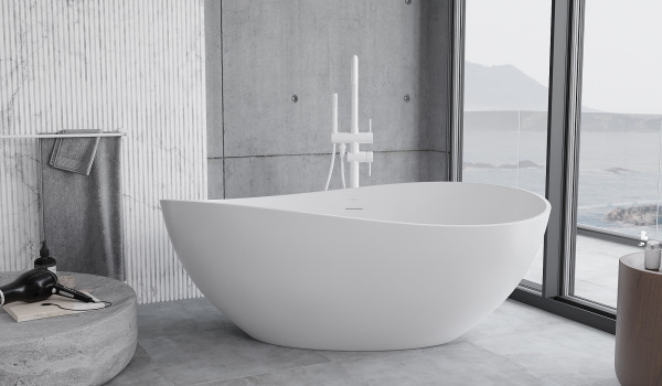 Salle de bain au style minimaliste