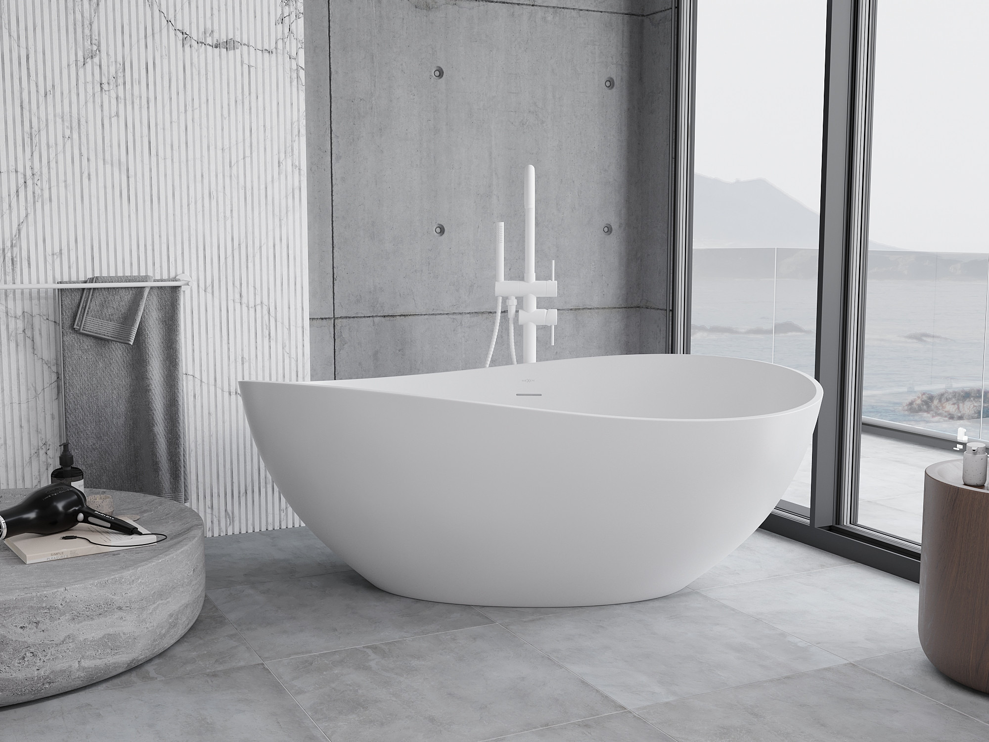 Salle de bain au style minimaliste