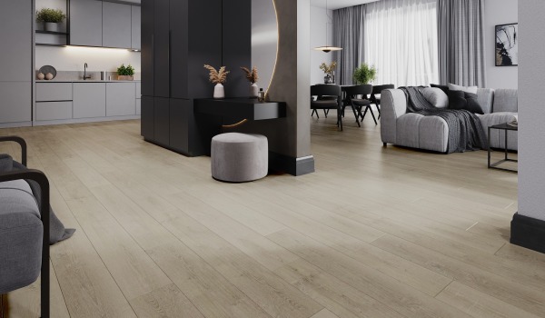 Panneaux vinyles imperméables imitant le bois