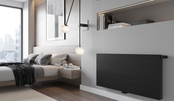 Radiateur décoratif à panneau avec façade lisse